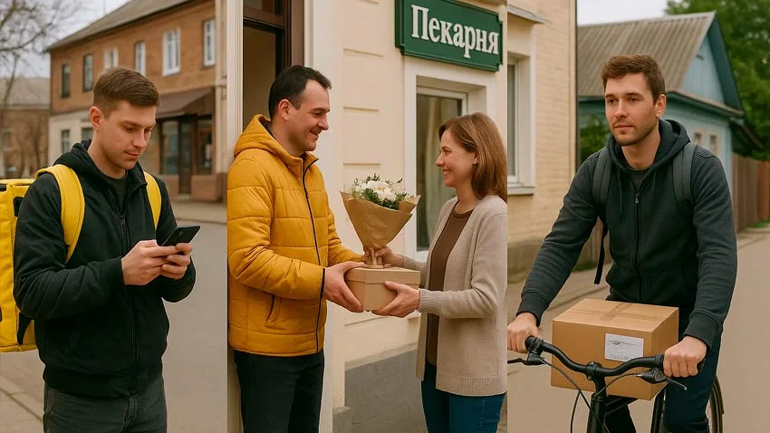 Где и как можно работать курьером в небольшом городе